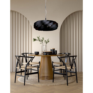 Lampa wisząca Vento 60cm czarna - Nowoczesny design | ZumaLine