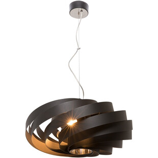 Lampa wisząca nowoczesna Vento 60cm czarna Zumaline