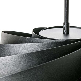 Lampa Sufitowa Vento 60cm Czarna | ZumaLine - Nowoczesne Oświetlenie