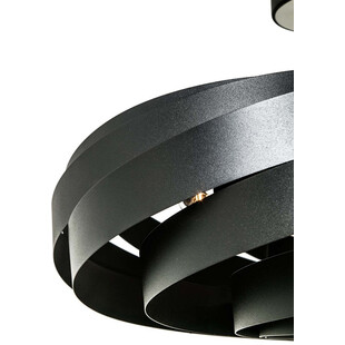 Lampa Sufitowa Vento 60cm Czarna | ZumaLine - Nowoczesne Oświetlenie