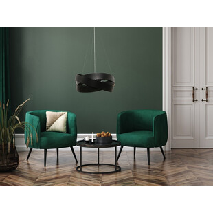 Lampa wisząca nowoczesna Tornado 50cm czarna Zumaline