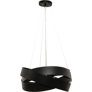 Lampa wisząca nowoczesna Tornado 50cm czarna Zumaline