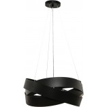 Lampa wisząca nowoczesna Tornado 50cm czarna Zumaline