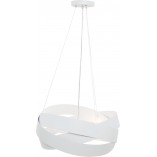 Lampa wisząca nowoczesna Tornado 50cm biała Zumaline
