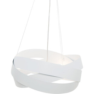 Lampa wisząca nowoczesna Tornado 50cm biała Zumaline