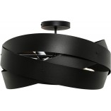 Lampa sufitowa nowoczesna Tornado 50cm czarna Zumaline