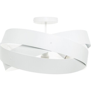 Lampa sufitowa nowoczesna Tornado 50cm biała Zumaline