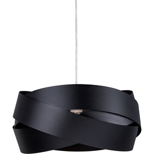 Lampa wisząca nowoczesna Tornado 40cm czarna Zumaline