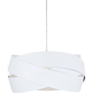 Lampa wisząca nowoczesna Tornado 40cm biała Zumaline