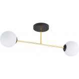 Lampa sufitowa glamour Emibig Magnum | 2 szkła, 55cm - Kup teraz!