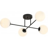 Lampa sufitowa Roma 4 biało-czarna | Emibig - Sklep z lampami