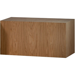 Stolik fornirowany japandi Firkant 76x38cm dąb naturalny Nordifra