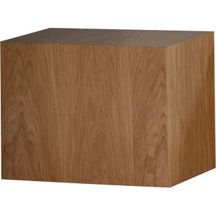 Stolik fornirowany japandi Firkant 50x38cm dąb naturalny Nordifra