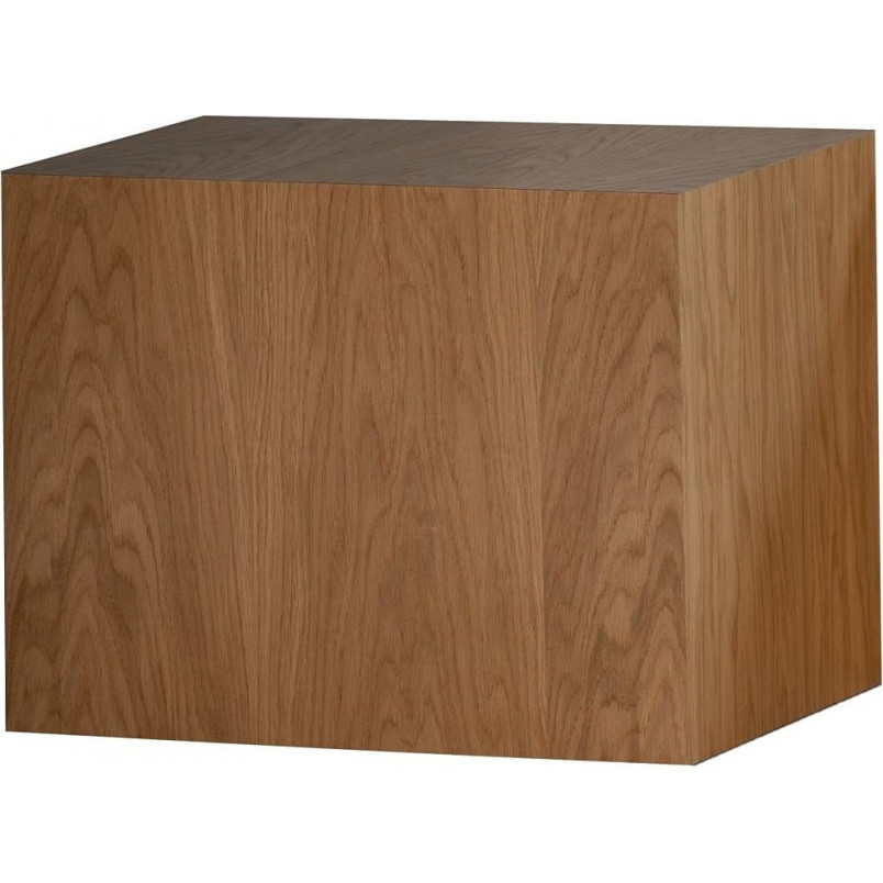Stolik fornirowany japandi Firkant 50x38cm dąb naturalny Nordifra