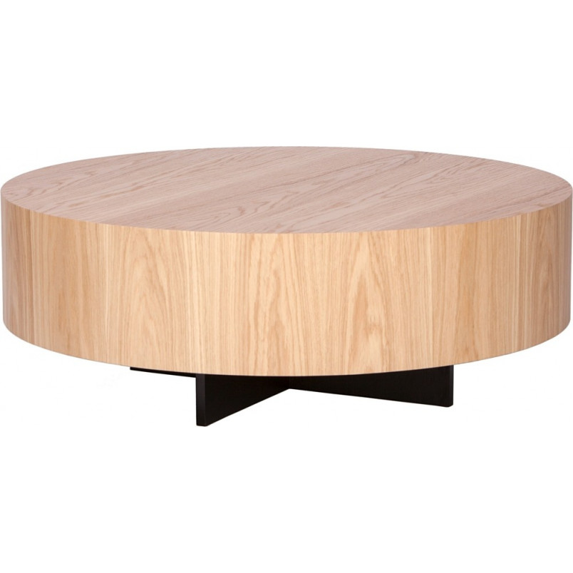 Stolik okrągły dąb Nordifra | 110cm | Elegancki design