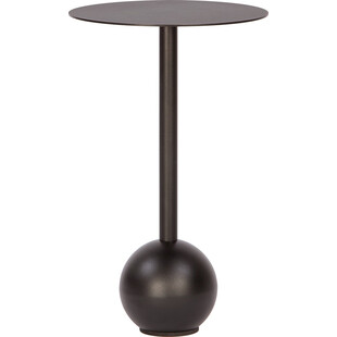 Stolik boczny metalowy Boll 30cm czarny Nordifra