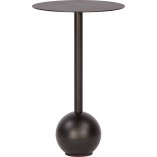 Stolik boczny metalowy Boll 30cm czarny | Nordifra