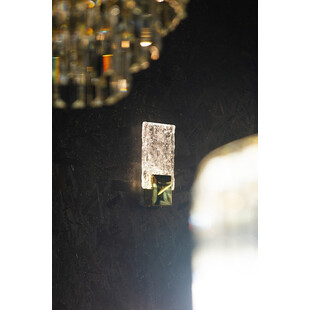 Kinkiet Glamour Vetro LED Złoty MaxLight - Eleganckie Oświetlenie