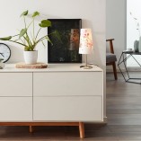 Lampa stołowa Isi - Różowa, Chrom - Brilliant | Kup online