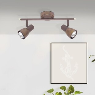 Plafon Lava II miedziany - Industrialny design Brilliant