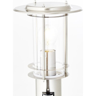 Lampa Ogrodowa York z Czujnikiem | Stalowa, 100cm - Brilliant