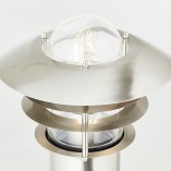 Lampa zewnętrzna Terrence | Srebrna, Stalowa - Brilliant