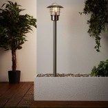 Lampa zewnętrzna Terrence | Srebrna, Stalowa - Brilliant