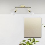 Plafon szklany Sofia II mosiądz | Lampa Brilliant - Kup Teraz!