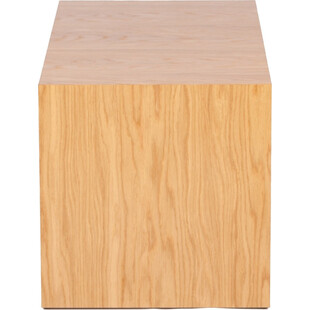 Stolik fornirowany japandi Firkant 76x38cm dąb naturalny Nordifra