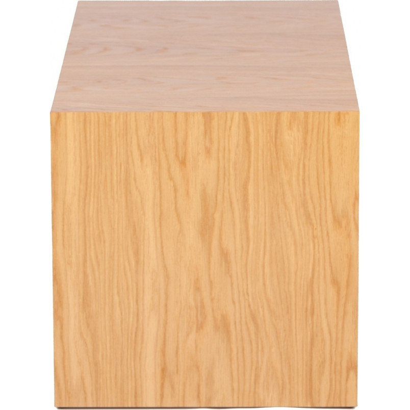Stolik fornirowany japandi Firkant 76x38cm dąb naturalny Nordifra