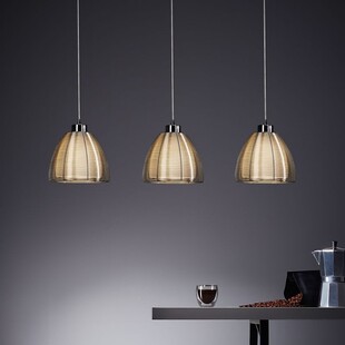 Lampa wisząca Relax III - Chrom, Szkło | Brilliant