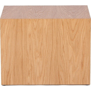 Stolik fornirowany japandi Firkant 50x38cm dąb naturalny Nordifra