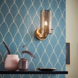 Kinkiet mosiężny ażurowy Gracian Brilliant - Luksusowy Design