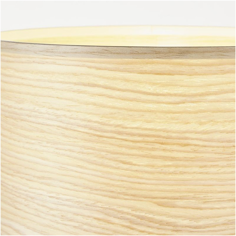 Lampa stołowa drewniana Brilliant Romm | Jasne drewno/Czarny