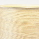 Lampa stołowa drewniana Brilliant Romm | Jasne drewno/Czarny