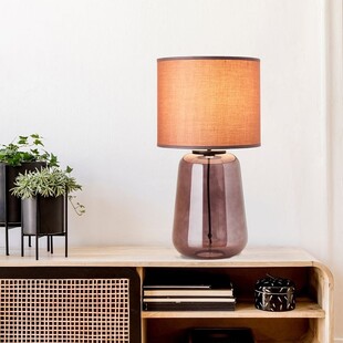 Lampa stołowa Hydra Brilliant - Różowa, Szklana - Kup Teraz!