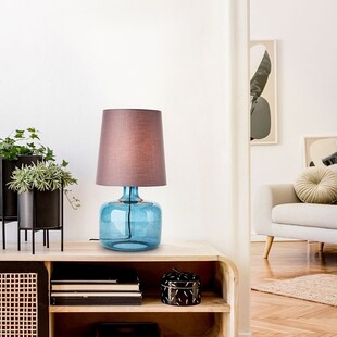 Lampa stołowa Hydra Brilliant - Szklana, Niebieska | Kup teraz!
