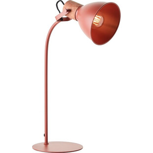Lampa Stołowa Industrialna Erena Czerwona - Brilliant | Światło z Charakterem
