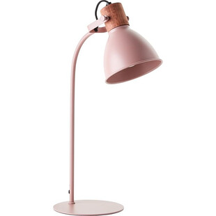 Lampa stołowa Erena różowa Brilliant | Industrialny design