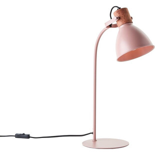 Lampa stołowa Erena różowa Brilliant | Industrialny design