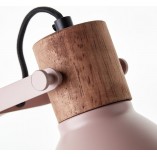 Lampa stołowa Erena różowa Brilliant | Industrialny design