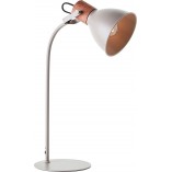 Lampa stołowa industrialna Erena szara Brilliant | Kup teraz!