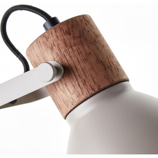 Lampa stołowa industrialna Erena szara Brilliant | Kup teraz!
