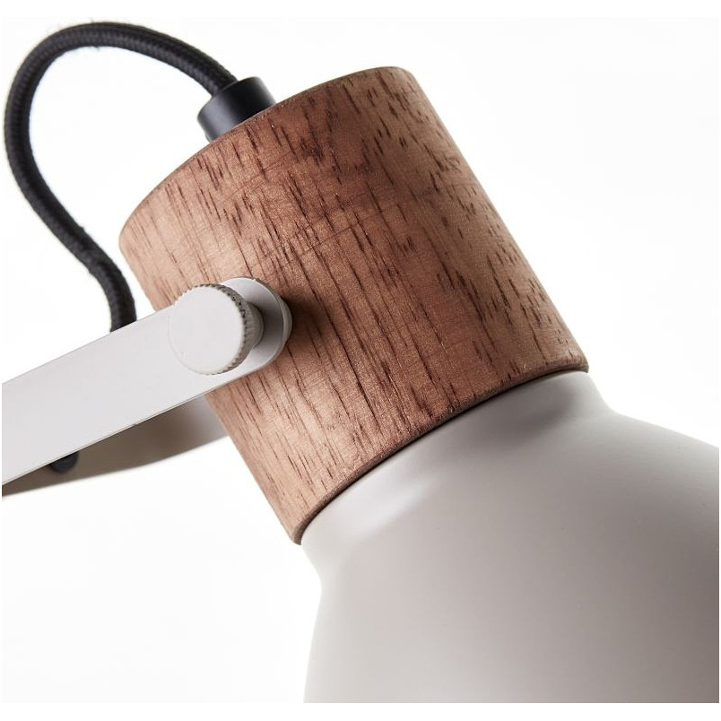 Lampa stołowa industrialna Erena szara Brilliant | Kup teraz!
