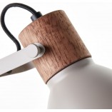 Lampa stołowa industrialna Erena szara Brilliant | Kup teraz!