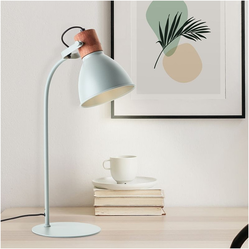 Lampa stołowa industrialna Erena zielona Brilliant | Kup online