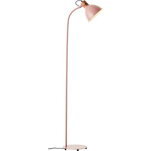 Lampa podłogowa industrialna Erena różowa - Brilliant