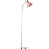 Lampa podłogowa industrialna Erena różowa - Brilliant