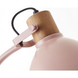 Lampa podłogowa industrialna Erena różowa - Brilliant