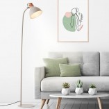 Lampa podłogowa industrialna Erena | Szara Brilliant - Kup Teraz!
